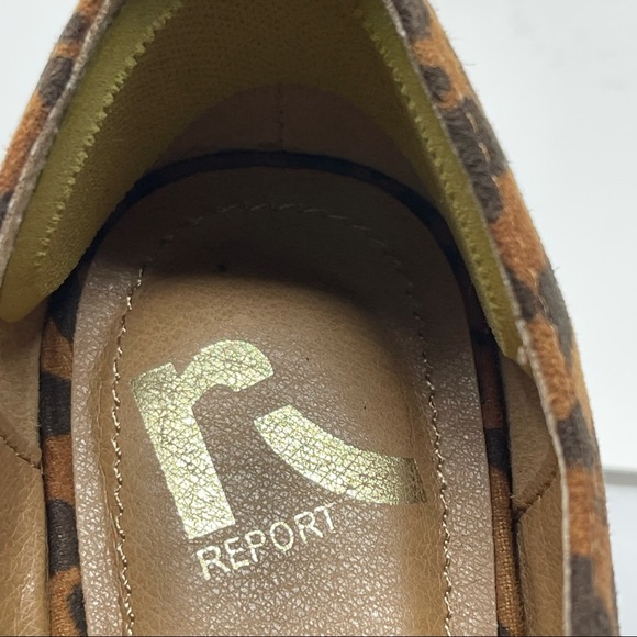 Report Leopard Pointy Slip On Flats Size 5.5 - Picture 7 of 10